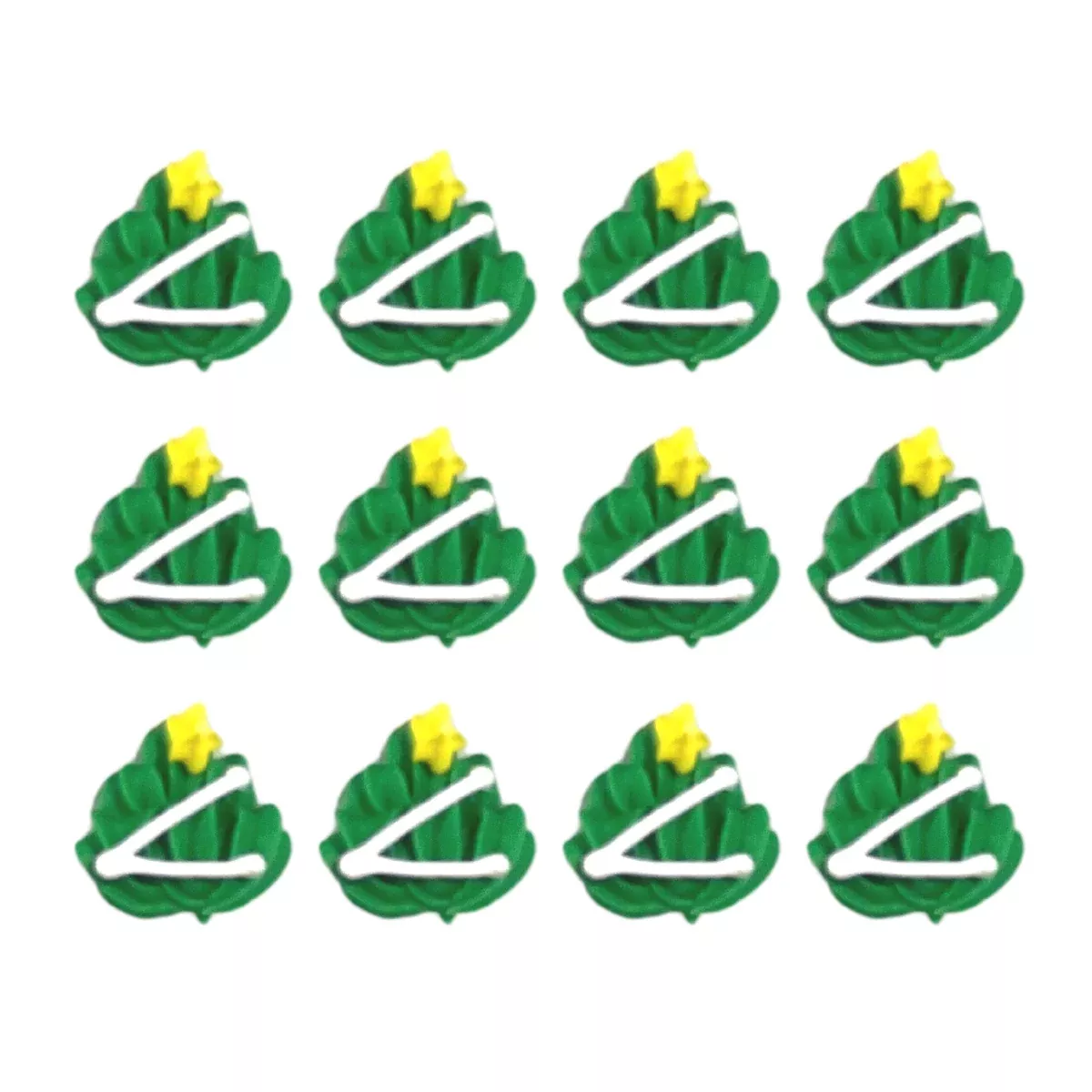 Mini Christmas Tree Royal Icing Decorations (Bulk)