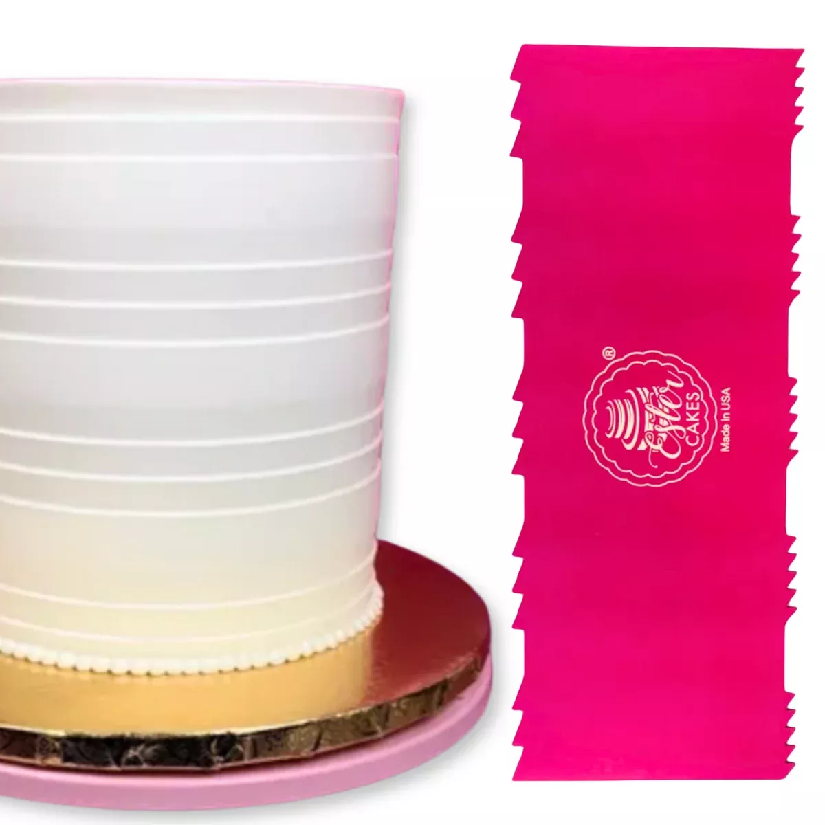 mini-pleated-cake-comb-icing-scraper Mini Pleated Cake Comb Icing Scraper
