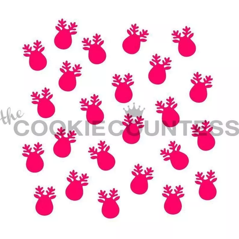 mini-reindeer-stencil Mini Reindeer Stencil