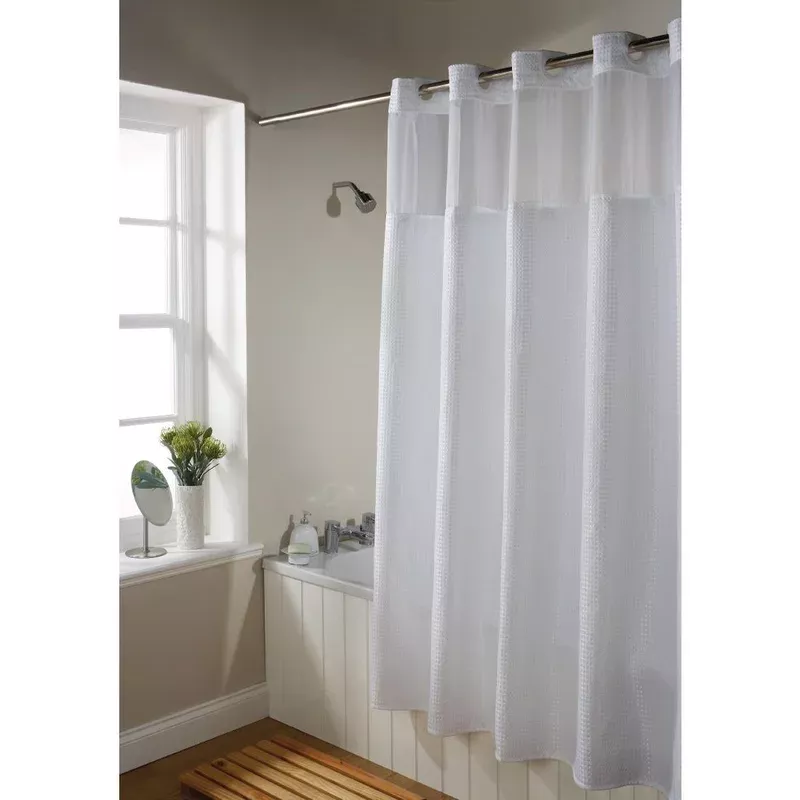 mitre-luxury-waffle-shower-curtain-gx159 Mitre Luxury Waffle Shower Curtain – GX159