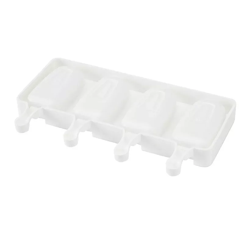 Mold Popsicle 4-Compartment Round White Silicone1 – 1 EACH