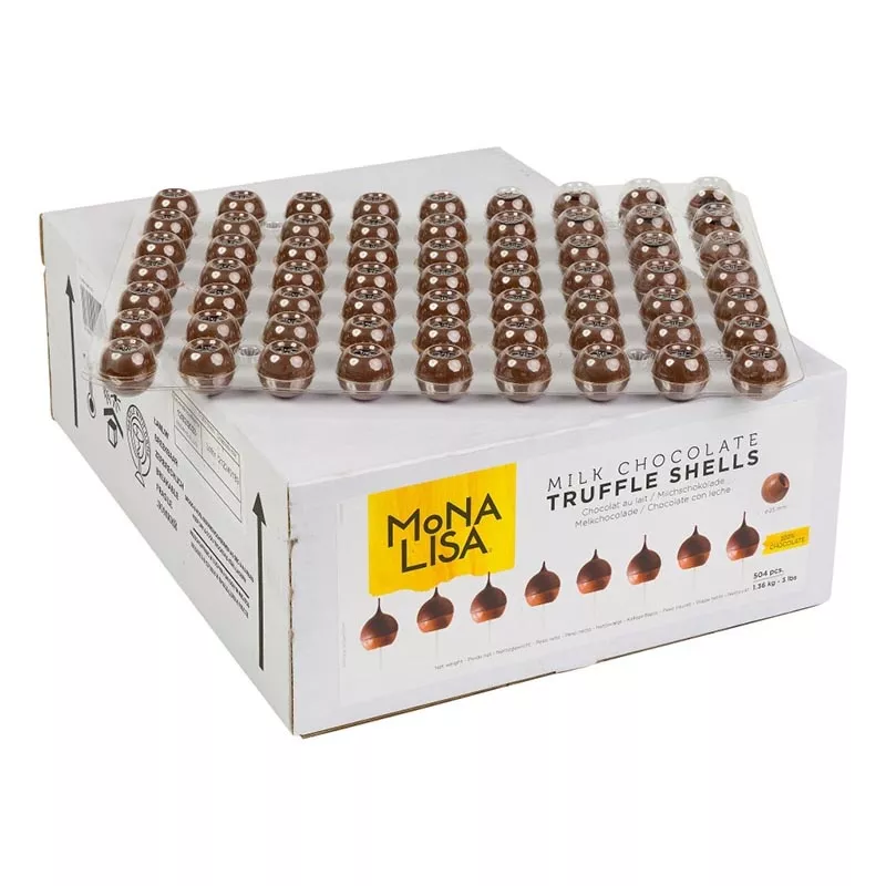 mona-lisa-milk-chocolate-truffle-shells-1-504-ct Mona Lisa - Milk Chocolate Truffle Shells - 1" (504 ct)