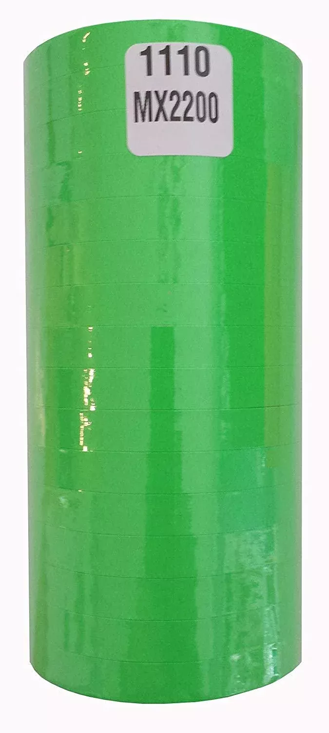 Monarch Labels Green G 1110 Pack of 16 Rolls