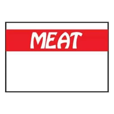 Monarch Labels “Meat” MT1110 - Pack of 16 Rolls