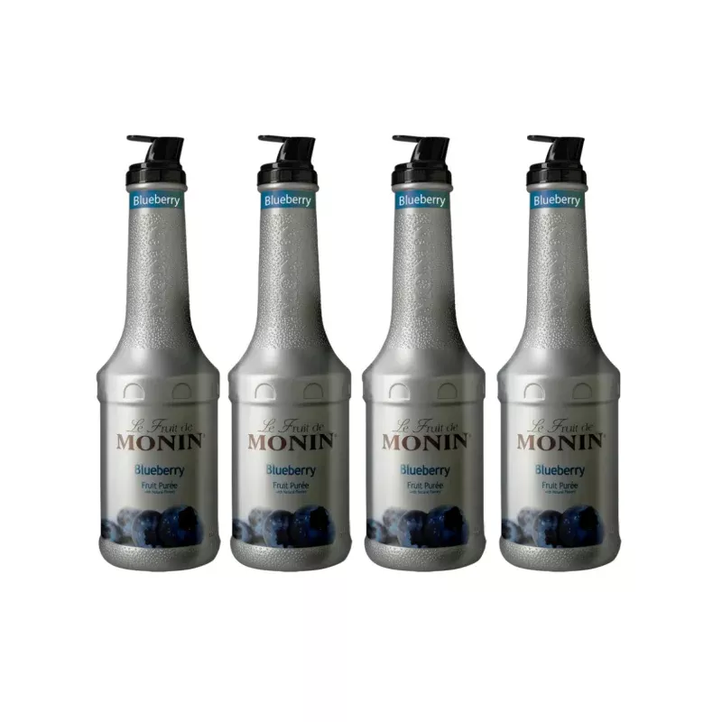 monin-blueberry-puree-1l-plastic-bottle-pack-4 Monin Blueberry Puree 1L Plastic Bottle (Pack of 4)