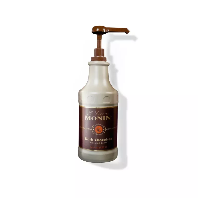 monin-dark-chocolate-gourmet-sauce-64oz Monin Dark Chocolate Gourmet Sauce 64oz
