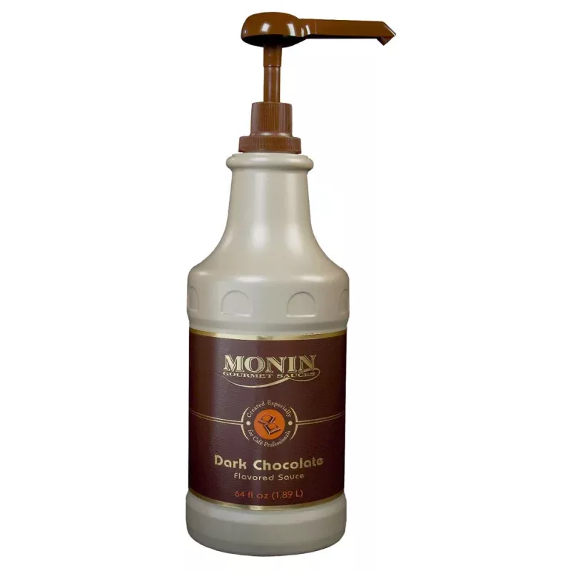 monin-gourmet-dark-chocolate-sauce-64oz Monin Gourmet Dark Chocolate Sauce 64oz