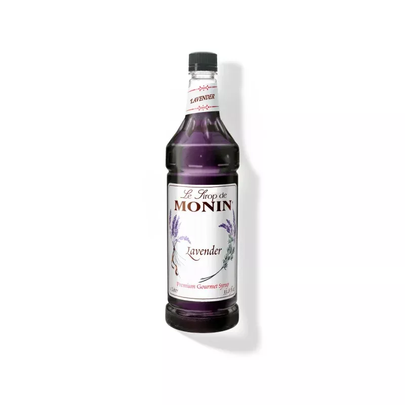 Monin Lavender Syrup 1L Plastic Bottle