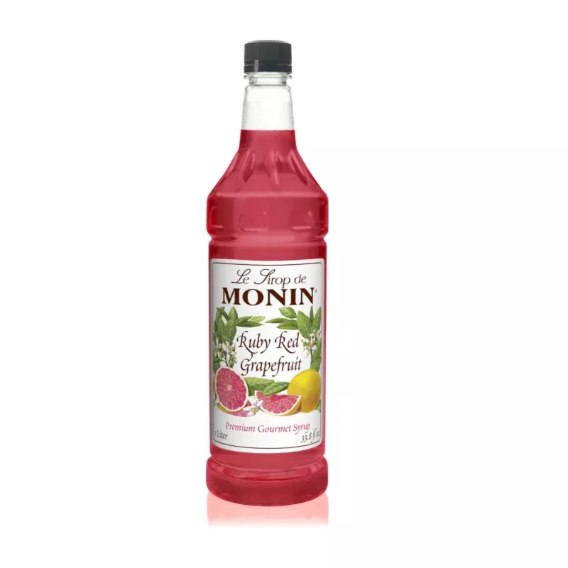 monin-ruby-red-grapefruit-syrup-1l-plastic-bottle Monin Ruby Red Grapefruit Syrup 1L Plastic Bottle