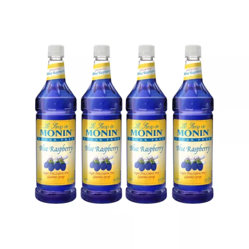 monin-sugar-free-blue-raspberry-syrup-1l-plastic-bottle-pack-4 Monin Sugar Free Blue Raspberry Syrup 1L Plastic Bottle (Pack of 4)