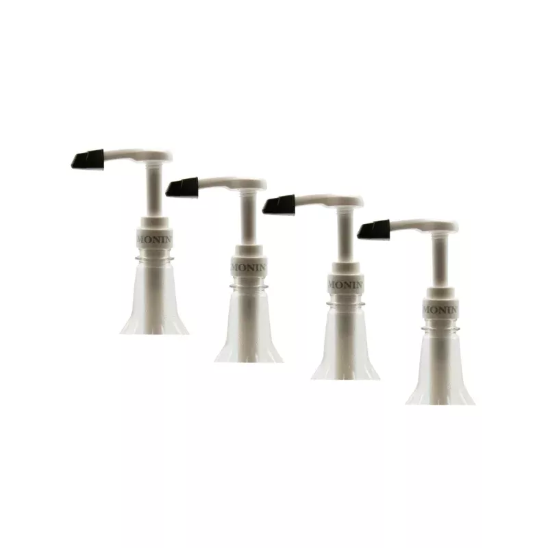 monin-white-syrup-pump-1l-plastic-bottles-pack-4 Monin White Syrup Pump For 1L Plastic Bottles (Pack of 4)