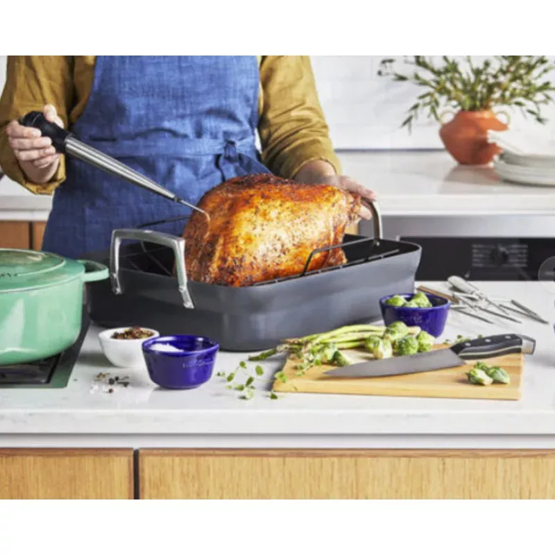 motion-hard-anodized-roaster-pan Motion Hard Anodized Roaster Pan