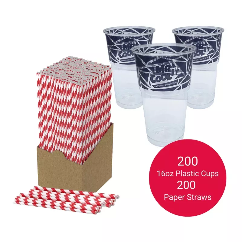 mr-cool-it-200-x-16oz-plastic-cups-straws-bundle Mr Cool It 200 x 16oz Plastic Cups and Straws Bundle