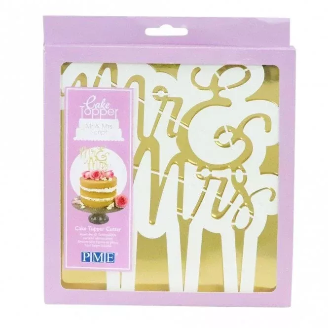 mr-mrs-script-cake-cutter Mr & Mrs Script Cake Cutter