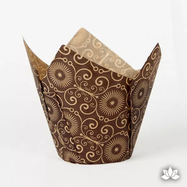 muffin-cups-mariposa-brown Muffin Cups - Mariposa Brown