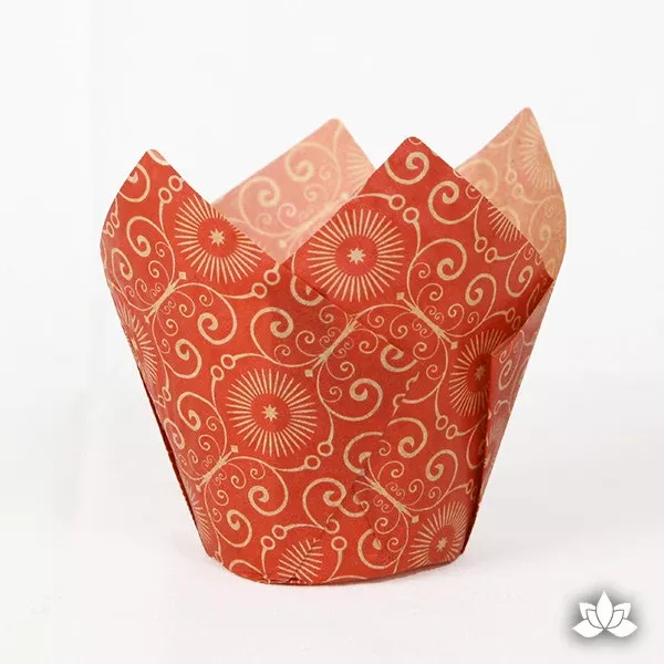 muffin-cups-mariposa-red Muffin Cups - Mariposa Red