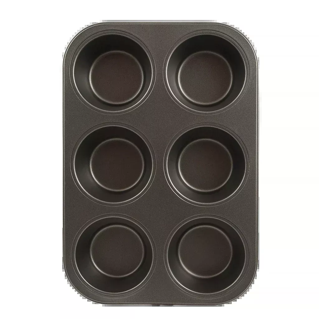 MUFFIN PAN NON-STICK 6 JUMBO