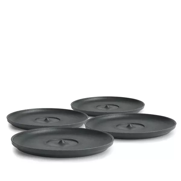 mug-saucer-charcoal-4pcs-huskee Mug Saucer Charcoal 4pcs- Huskee