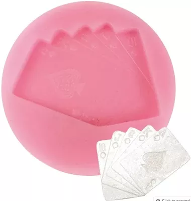 N.Y. Cake Aces Mini Playing Cards Silicone Mold