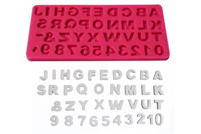 N.Y. Cake Alpha Uppercase Silicone Mold