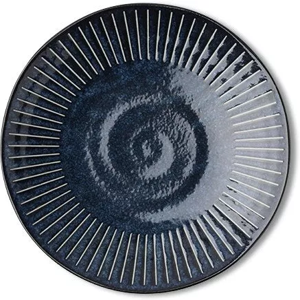 namako-tokusa-blue-plate-9-75 NAMAKO TOKUSA BLUE PLATE 9.75"