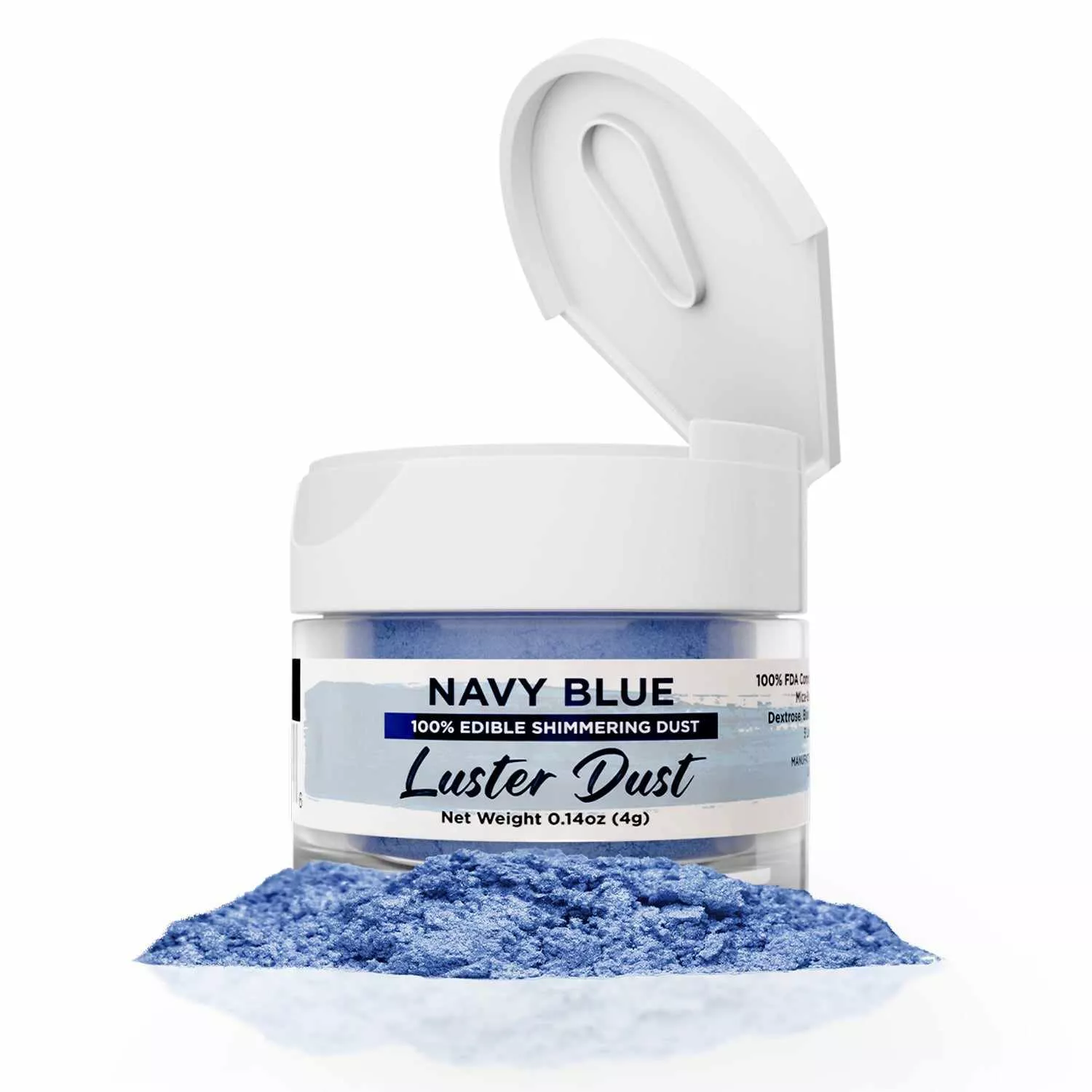 navy-blue-luster-dust-edible-glitter-bakell Navy Blue Luster Dust, Edible Glitter, Bakell