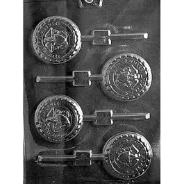 Navy Emblem Chocolate Lollipop Mold