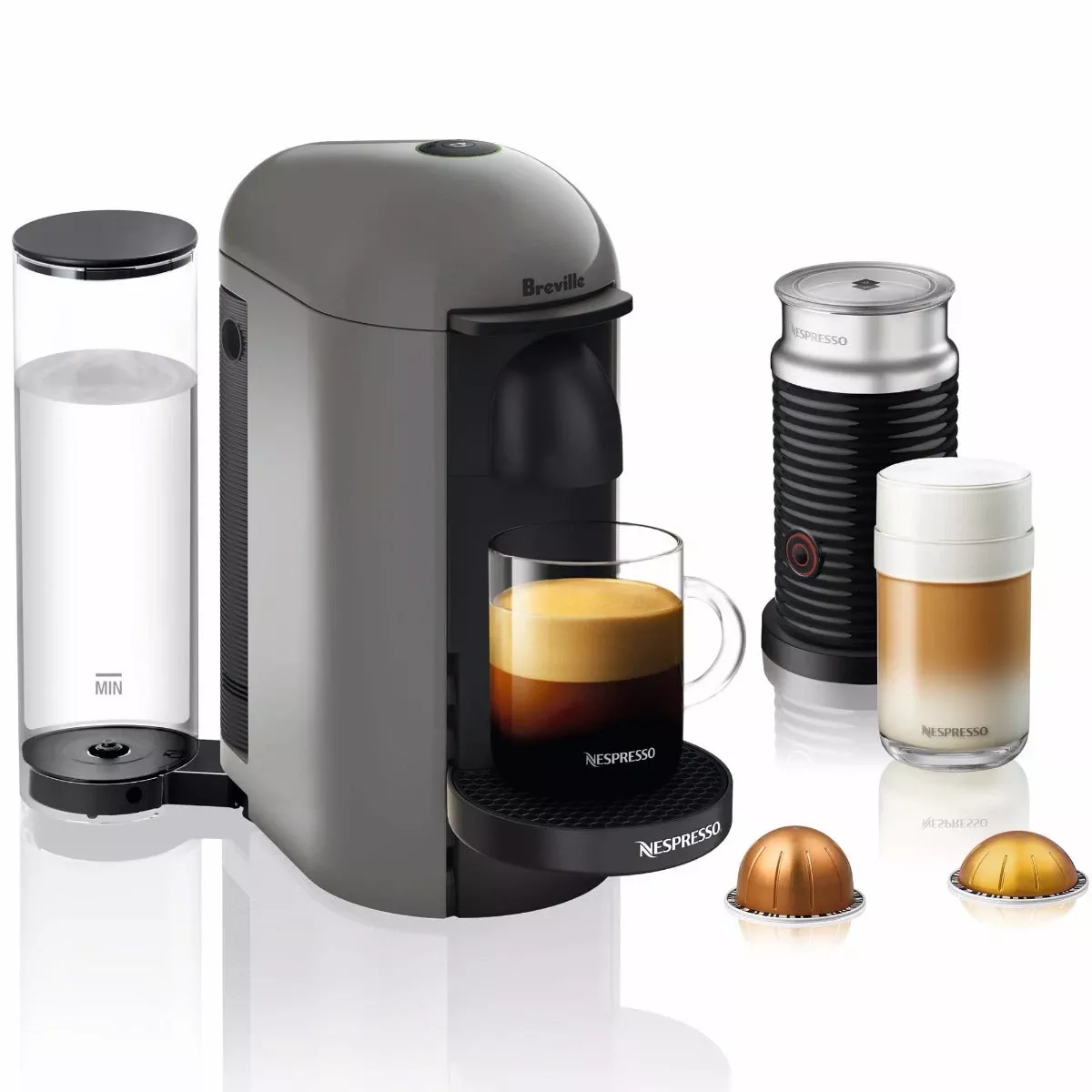 nespresso-vertuoplus-aeroccino-bundle-in-gray Nespresso VertuoPlus And Aeroccino Bundle In Gray