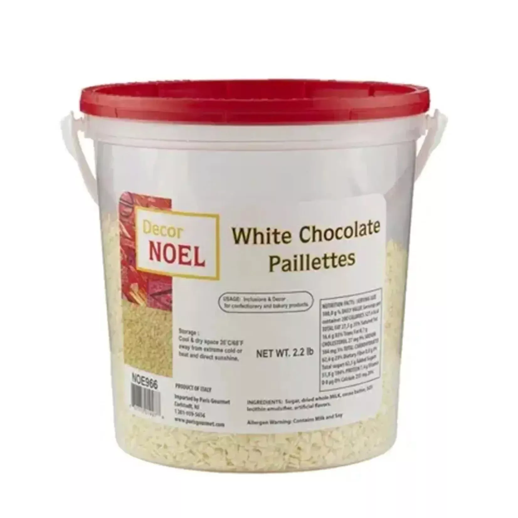 noel-white-chocolate-flakes-2-2-lb Noel - White Chocolate Flakes - 2.2 lb