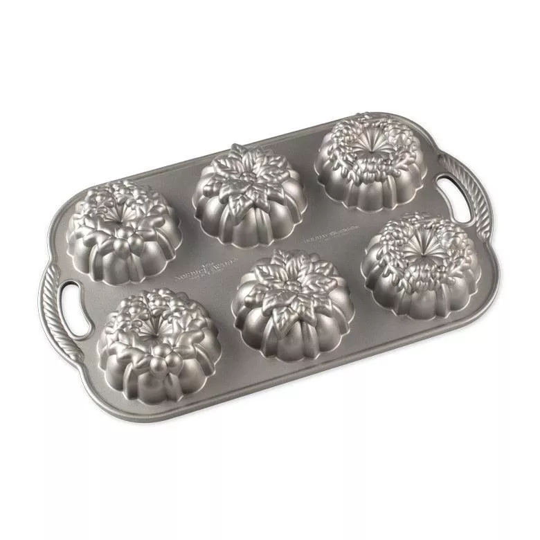 NordicWare Bundtlette:4 Cup, Wreathlettes