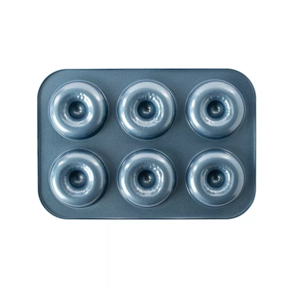 nordicware-donut-pan-classic-blue NordicWare Donut Pan: Classic, Blue