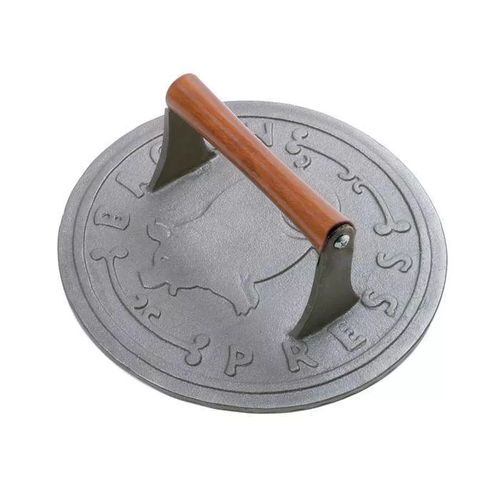 norpro-cast-iron-bacon-grill-press-round NorPro Cast-Iron Bacon Grill Press: Round