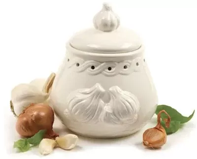 norpro-deluxe-stoneware-garlic-keeper Norpro Deluxe Stoneware Garlic Keeper