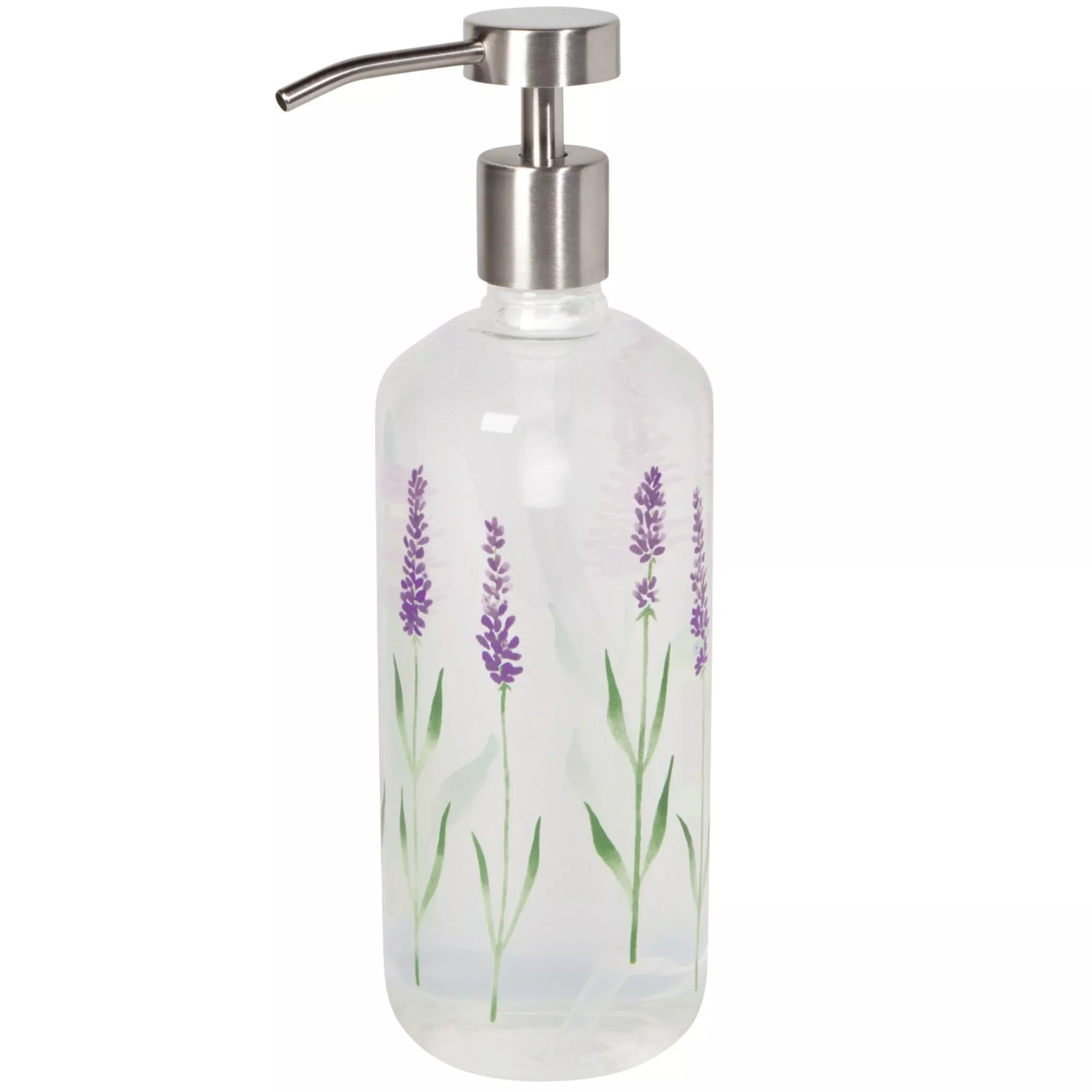 now-designs-glass-soap-pump-lavender NOW Designs Glass Soap Pump: Lavender