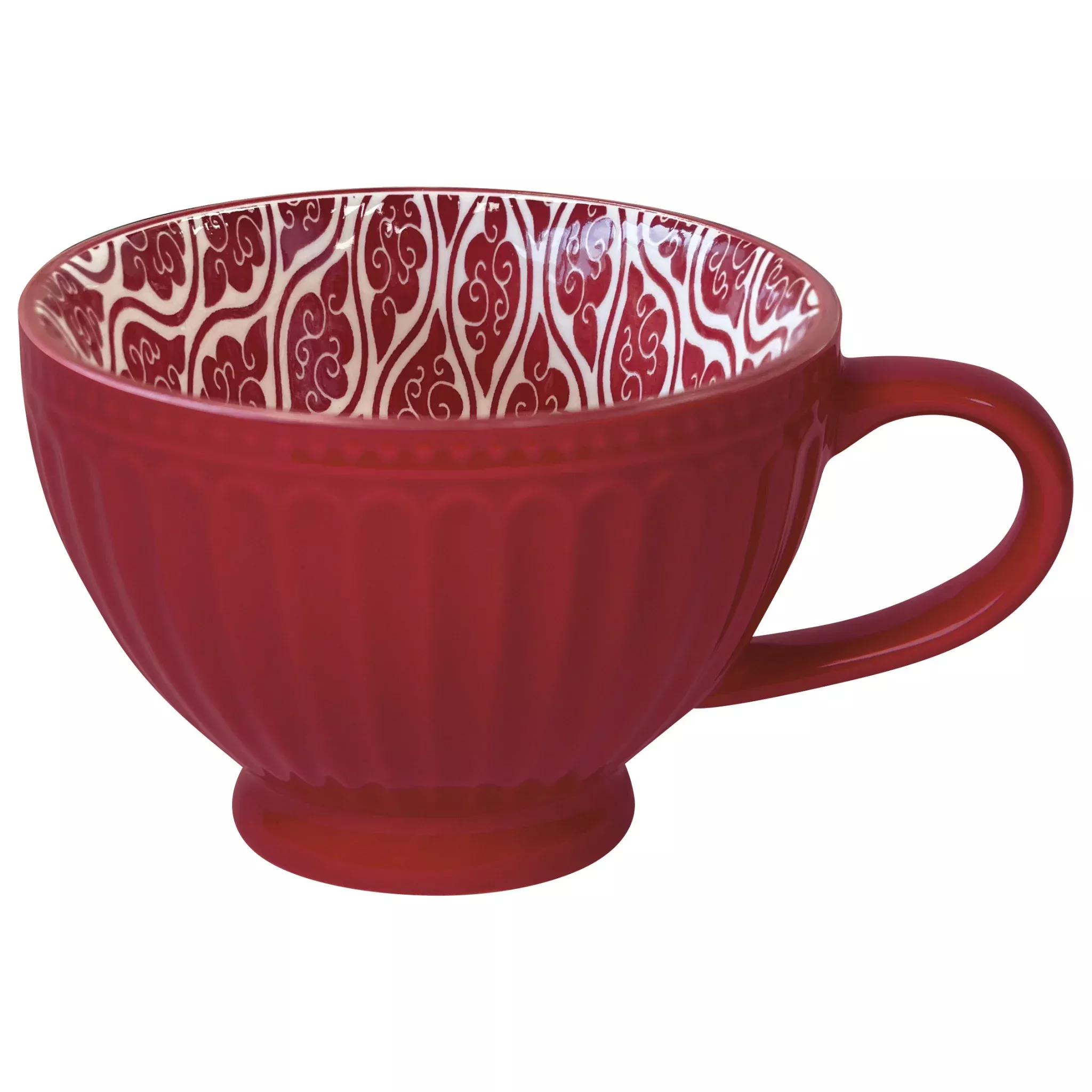 NOW Designs Mug: Latte, Carmine