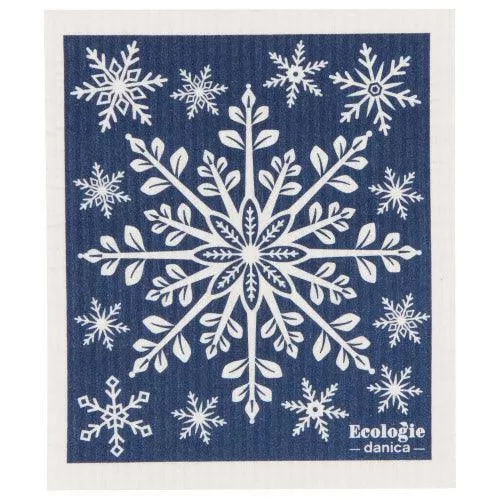 NOW Designs Swedish Dishcloth: Snowflake