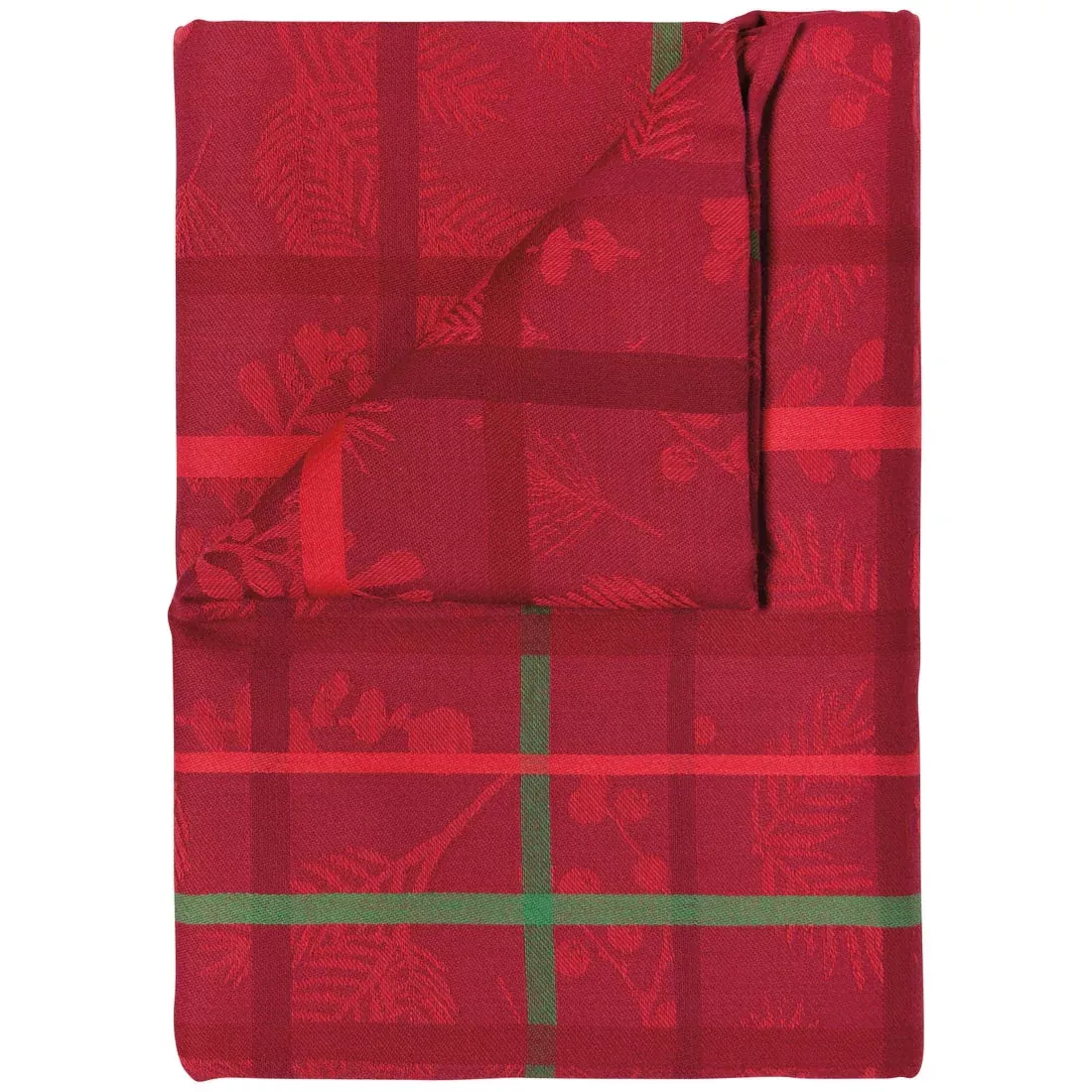 NOW Designs Tablecloth: Jacquard, Winterberry