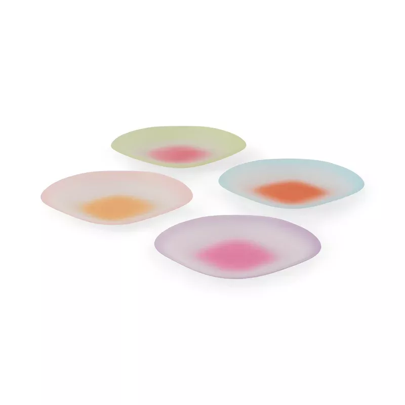 nubi-glass-dinnerware-set-4-small-plates-set-4 Nubi Glass Dinnerware – Set of 4 – Small Plates Set of 4
