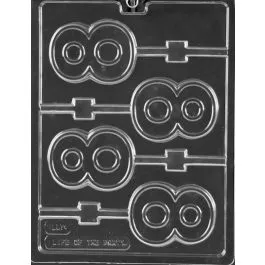 Number Eight Chocolate Lollipop Mold