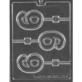 Number Six Chocolate Lollipop Mold