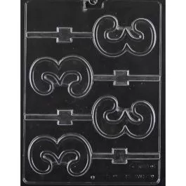 Number Three Chocolate Lollipop Mold