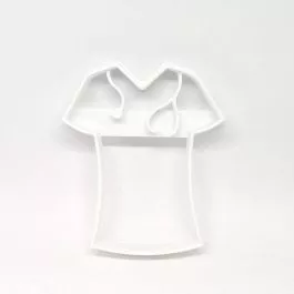 nurse-scrub-fondant-cookie-cutter Nurse Scrub Fondant Cookie Cutter
