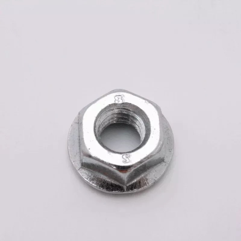 Nut, M6 Flanged Hex Galvanized Steel