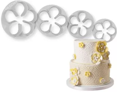 nycake-blossom-rose-cutter-large-set-4 NYCake Blossom Rose Cutter Large -- Set of 4