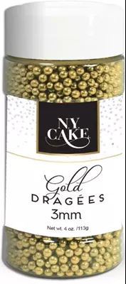 nycake-dragees-4oz-bottle-3mm-gold NYCake Dragees -- 4oz Bottle -- 3mm Gold