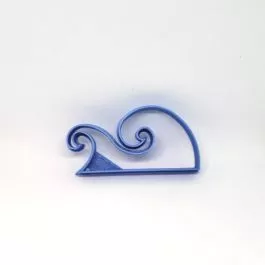 ocean-wave-fondant-cookie-cutter Ocean Wave Fondant Cookie Cutter