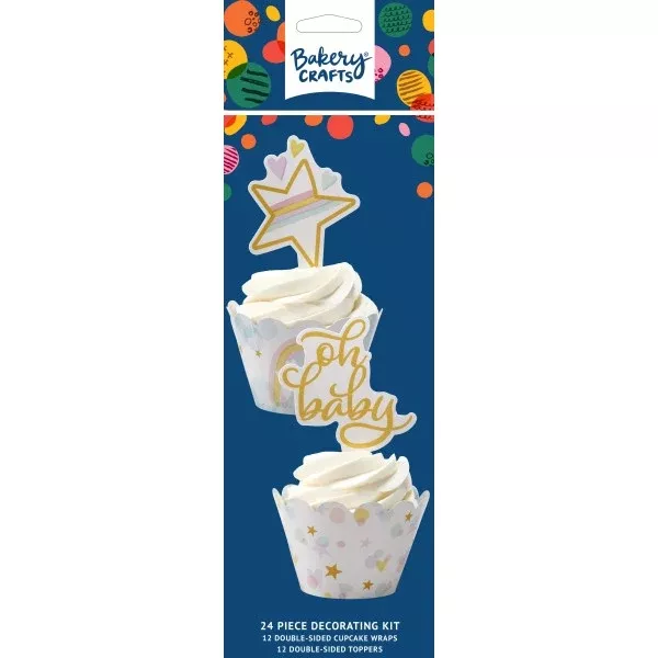 oh-baby-baby-shower-themed-cupcake-decorating-kit Oh Baby Baby Shower Themed Cupcake Decorating Kit