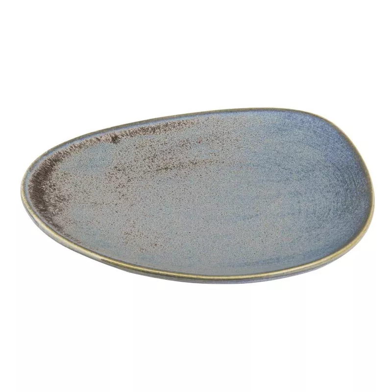 olympia-ember-blue-triangle-plates-308mm-pack-4-fu176 Olympia Ember Blue Triangle Plates 308mm (Pack of 4) – FU176
