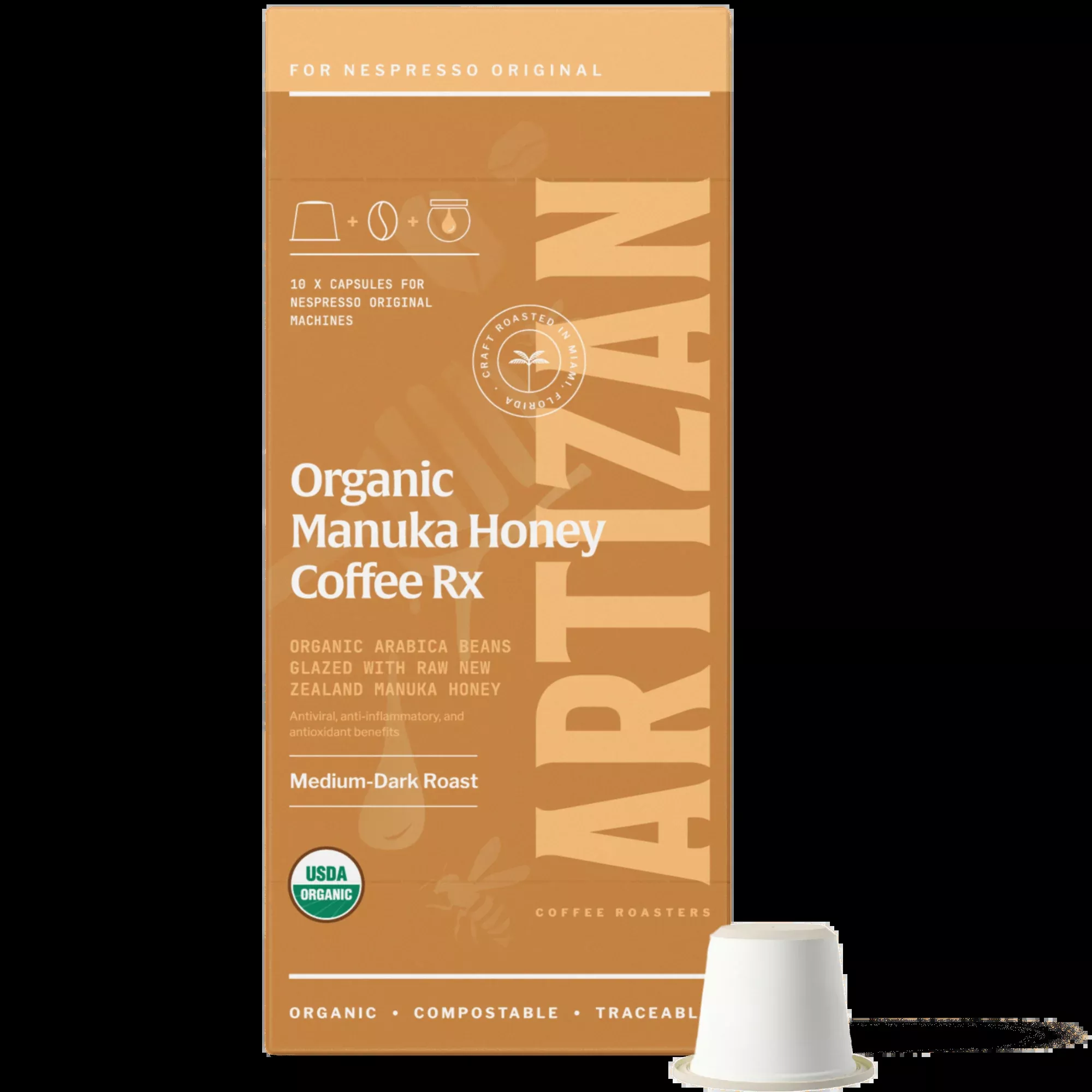 Organic Manuka Honey Coffee - Espresso