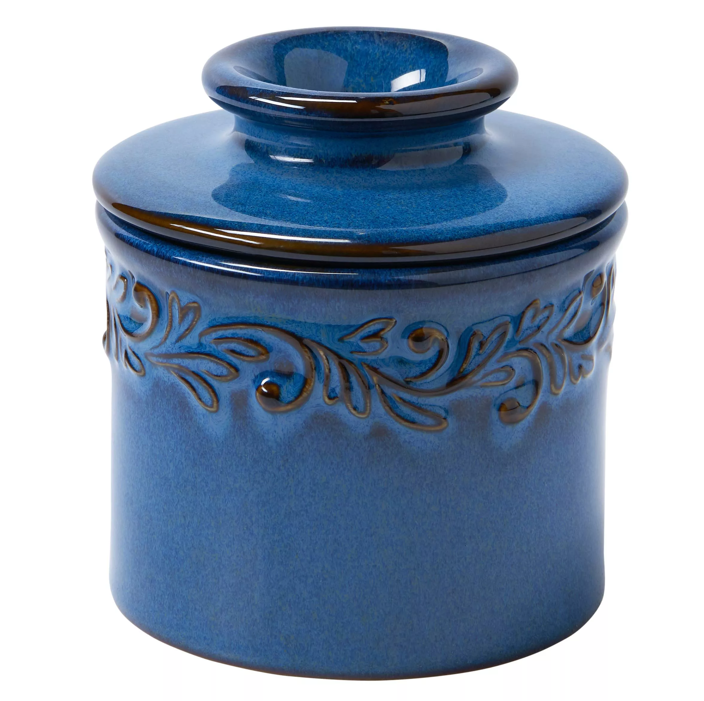 original-butter-bell-crock-antique-denim-blue The Original Butter Bell Crock - Antique Denim Blue